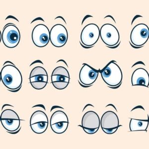 Animated Eyes For 2D Cartoon Character (30 Eyes)